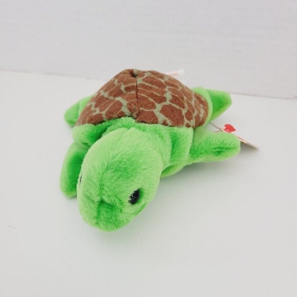 Ty Beanie Baby SPEEDY TURTLE 4th Gen 1993 PVC Pellets 4030 TRUSTED SELLER NWT - Picture 3 of 13